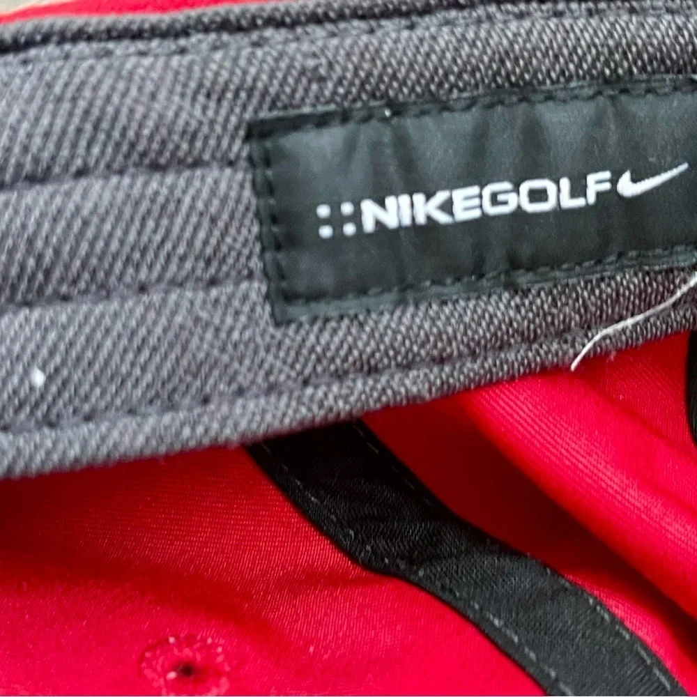 Nike Red and Black Cap